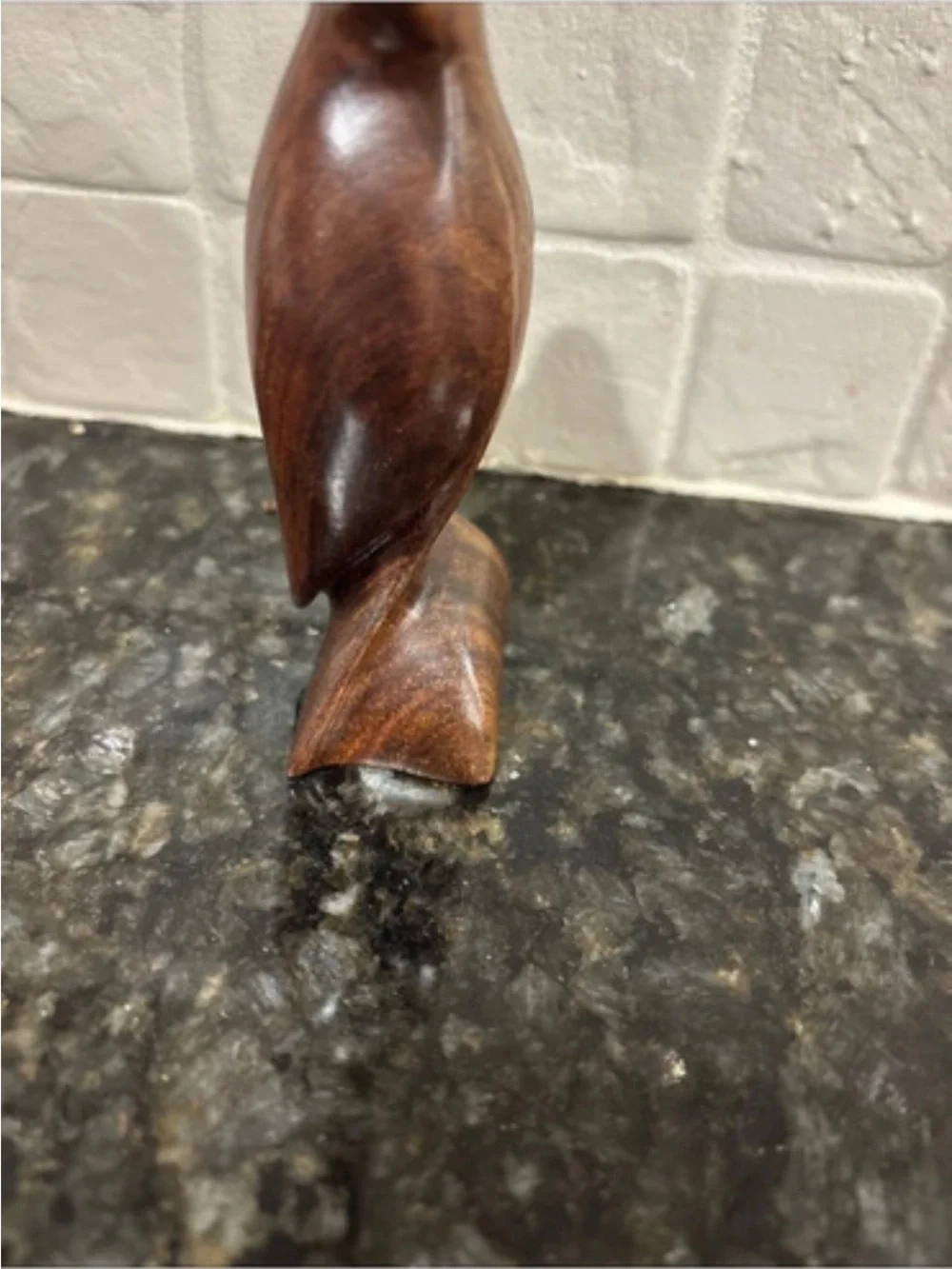 Hand-carved Wooden Toucan Bird Figurine
